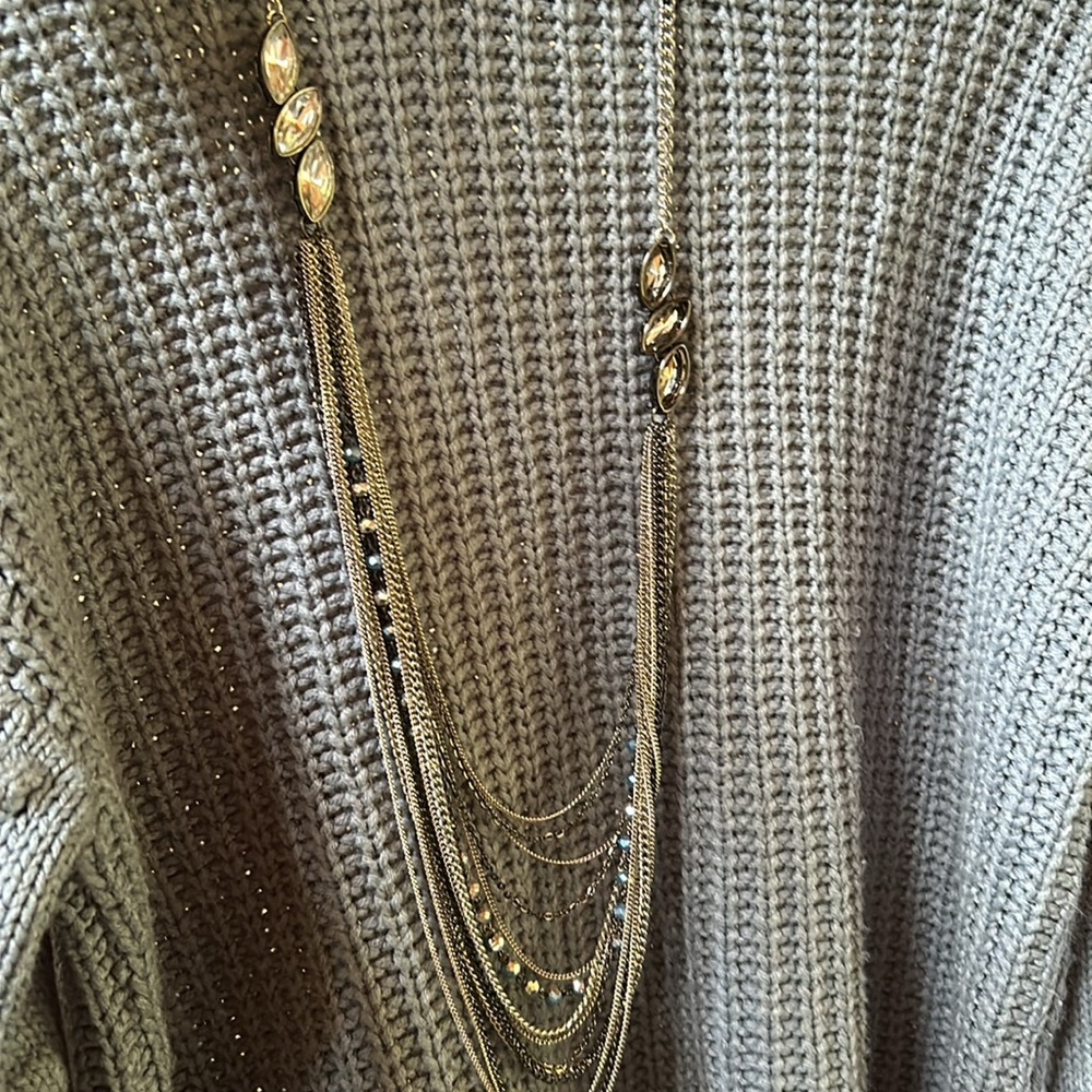 Multiple Strand Statement Necklace - image 5